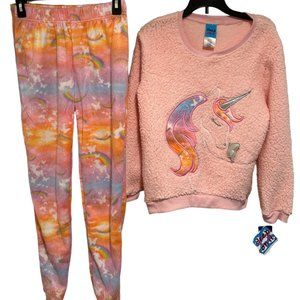 SLEEP ON IT GIRLS PINK UNICORN 2 -PC SET